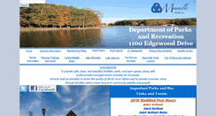 Desktop Screenshot of maumelleparksandrec.com